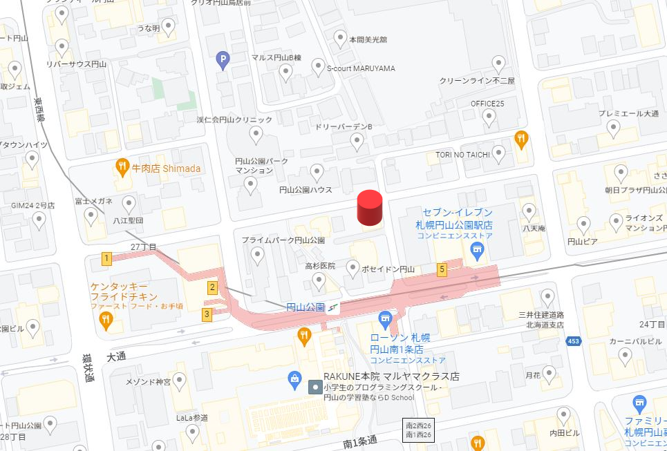 〒064-0820 札幌市中央区大通西２６丁目１－１８ 円山アークB１F    ☎011-613-5507   ※営業時間中のお電話を出来る限りご遠慮下さいませ   ※繋がらない場合は、定休日か満席の為に対応困難な状況となります。ネット予約をご確認下さい。予約出来ない場合は空席がございません。           ■■当店駐車場に関して■■   閉鎖となりました。   近隣の有料駐車場をご利用くださいませ。   ※割引制度などは実施しておりません。        営業時間 open17:00  close22:00   定休日　月〜木曜日   （営業日　金・土・日のみ）       ※2018年２月末日でランチ営業は終了となりました       ■インボイスに関して   当店はインボイス対応店です。       対応カード   VISA・MasterCard・JCB・American Express・Diners Club・Discover   ※クレジットカードのタッチ決済対応   電子マネー   楽天pay　PayPay  LINEpay　au pay(au WALLET) WAON d払い   Apple Pay　android Pay　楽天Edy　Suica　nanaco　kitaca　PASMO   クイックペイ　iD　Tolca　monaca　ICOCA　SUGOCA　nimoca　はやかけん       ※喫煙について   受動喫煙防止法全面禁煙。屋外には灰皿あります（電子タバコのみ）